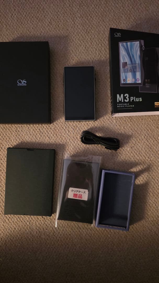 SHANLING M3 Plus DAP TPUケース+革ケース付き