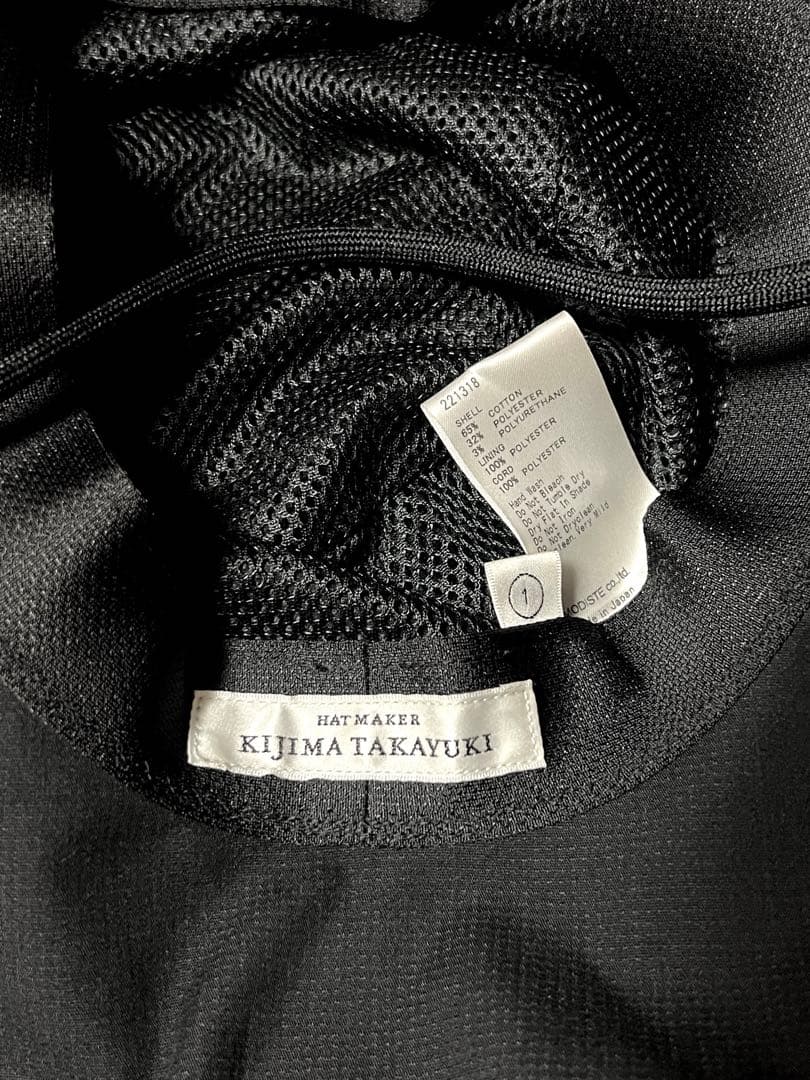 KIJIMA TAKAYUKI サファリハット ブラック