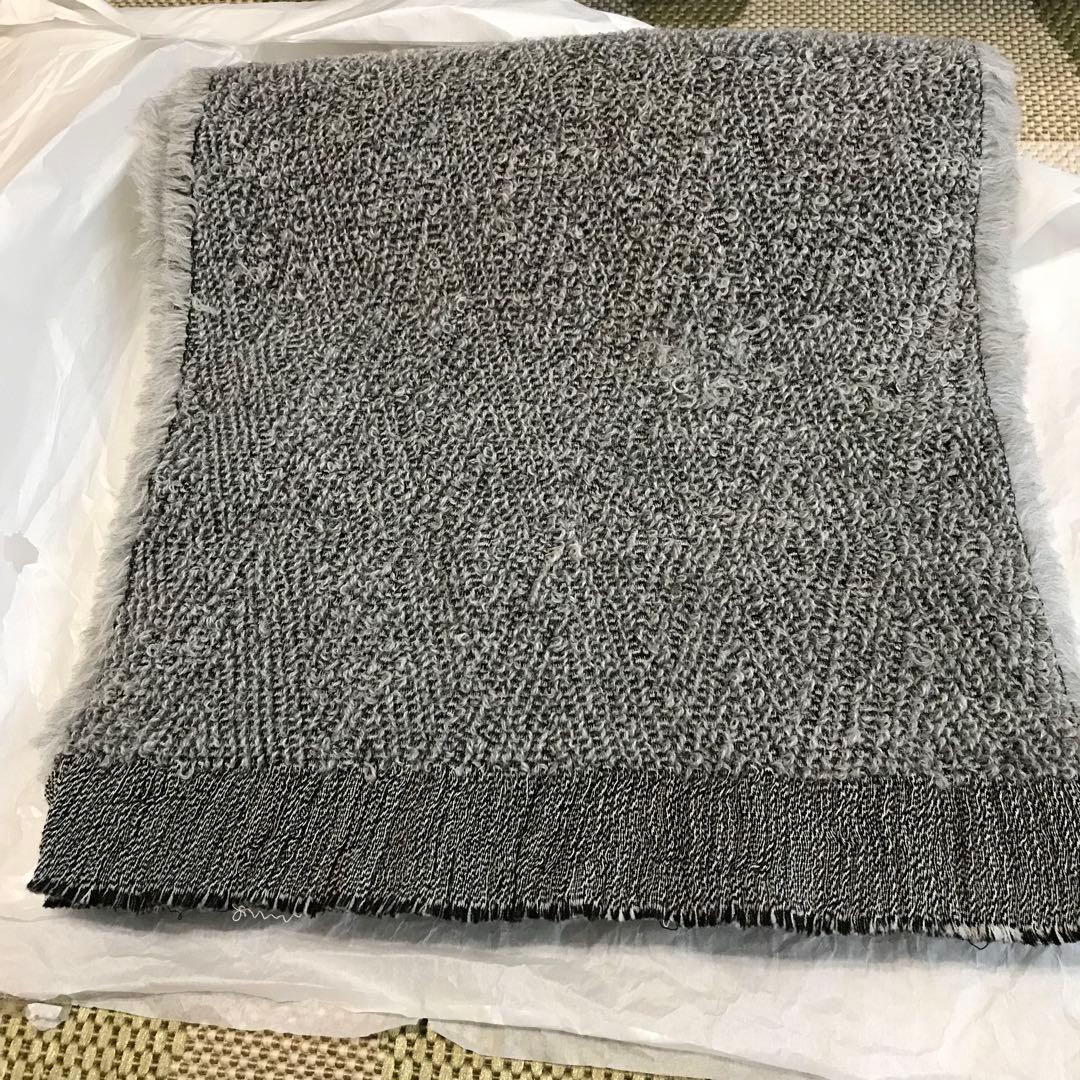 ぴーちゃん‼️ 入手困難‼️ 一点物☆マフラー作家物　百貨店