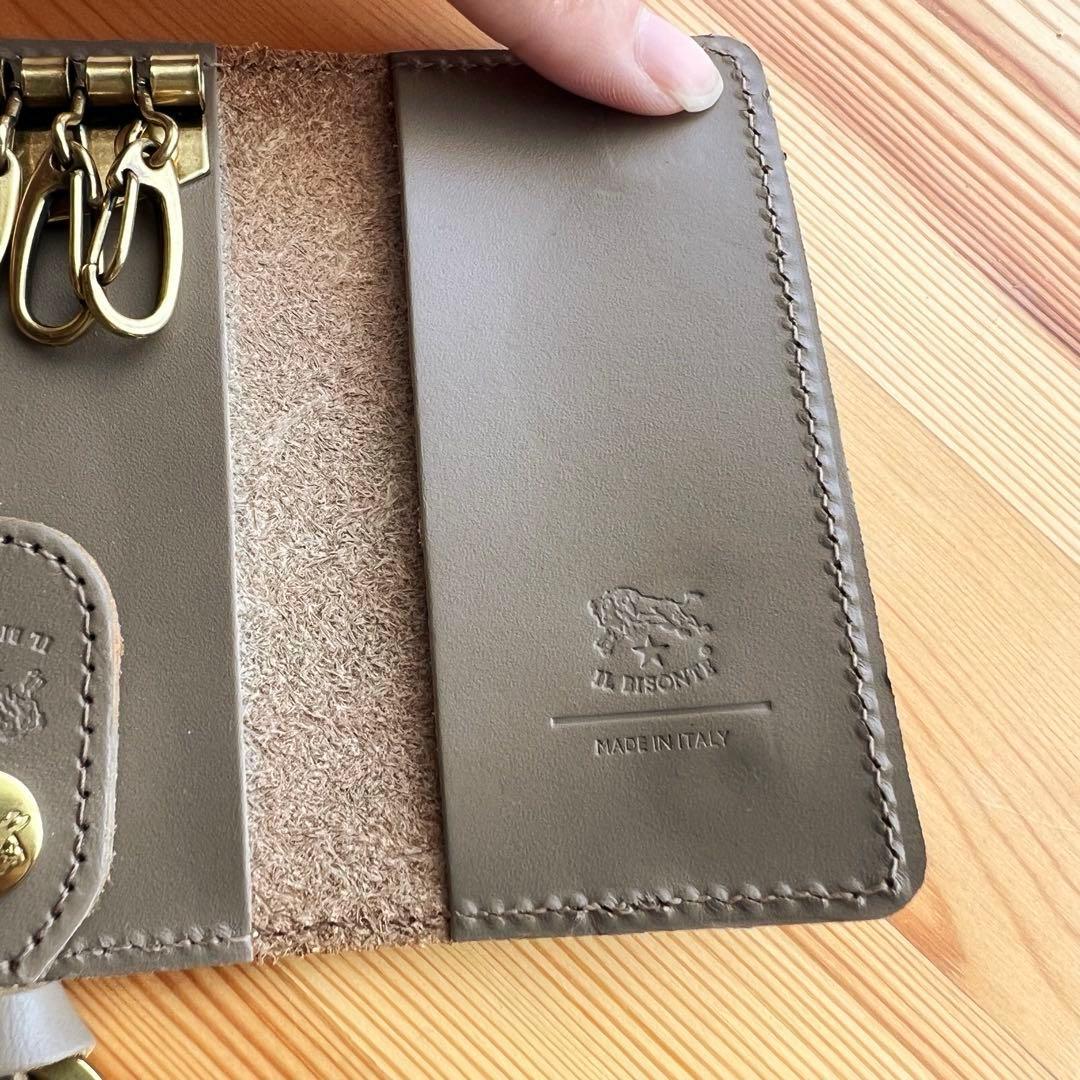 新品 IL BISONTE キーケース ベージュ 2024春夏