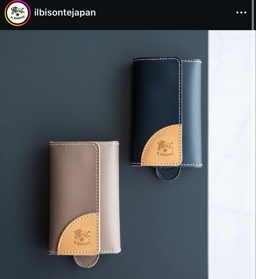 新品 IL BISONTE キーケース ベージュ 2024春夏