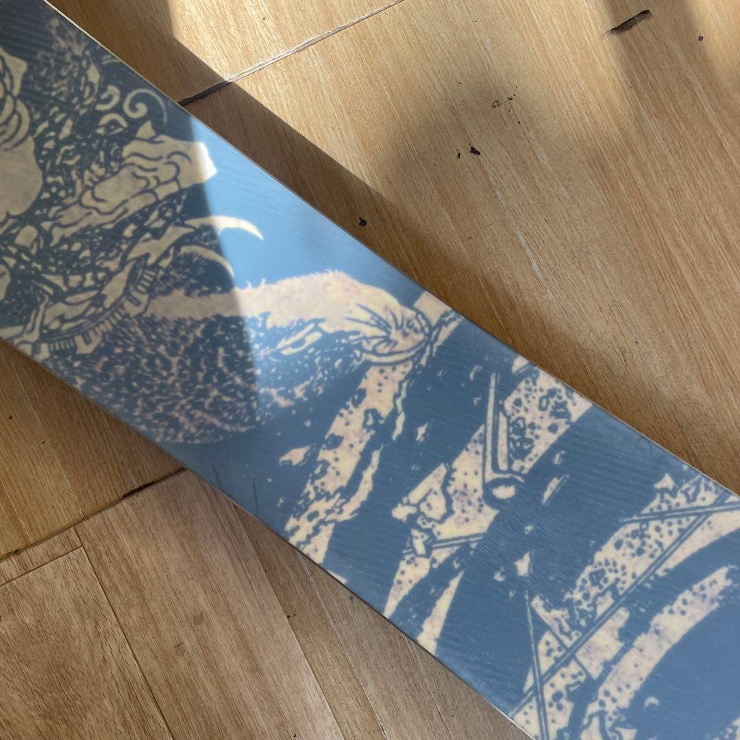 激レア　秘密結社　極道神風蹴　スノーボード　裏雷神　良質国産　146cm