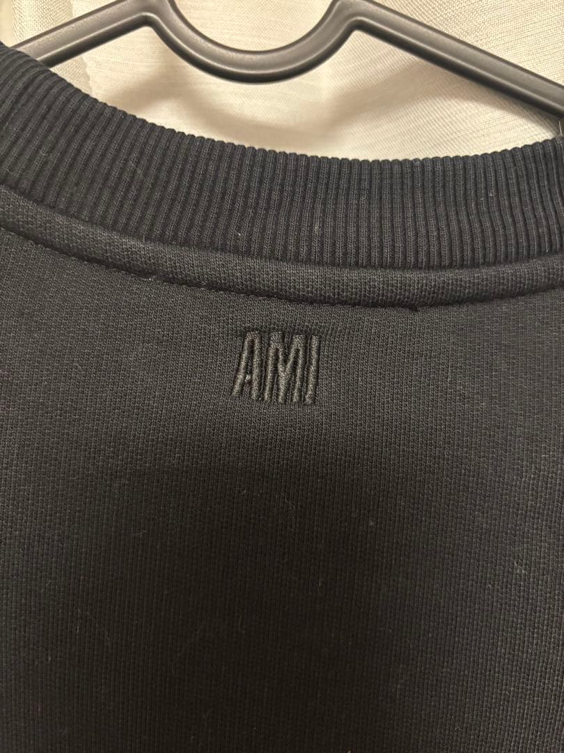 AMI PARIS ブラック スウェット トレーナーXSサイズ