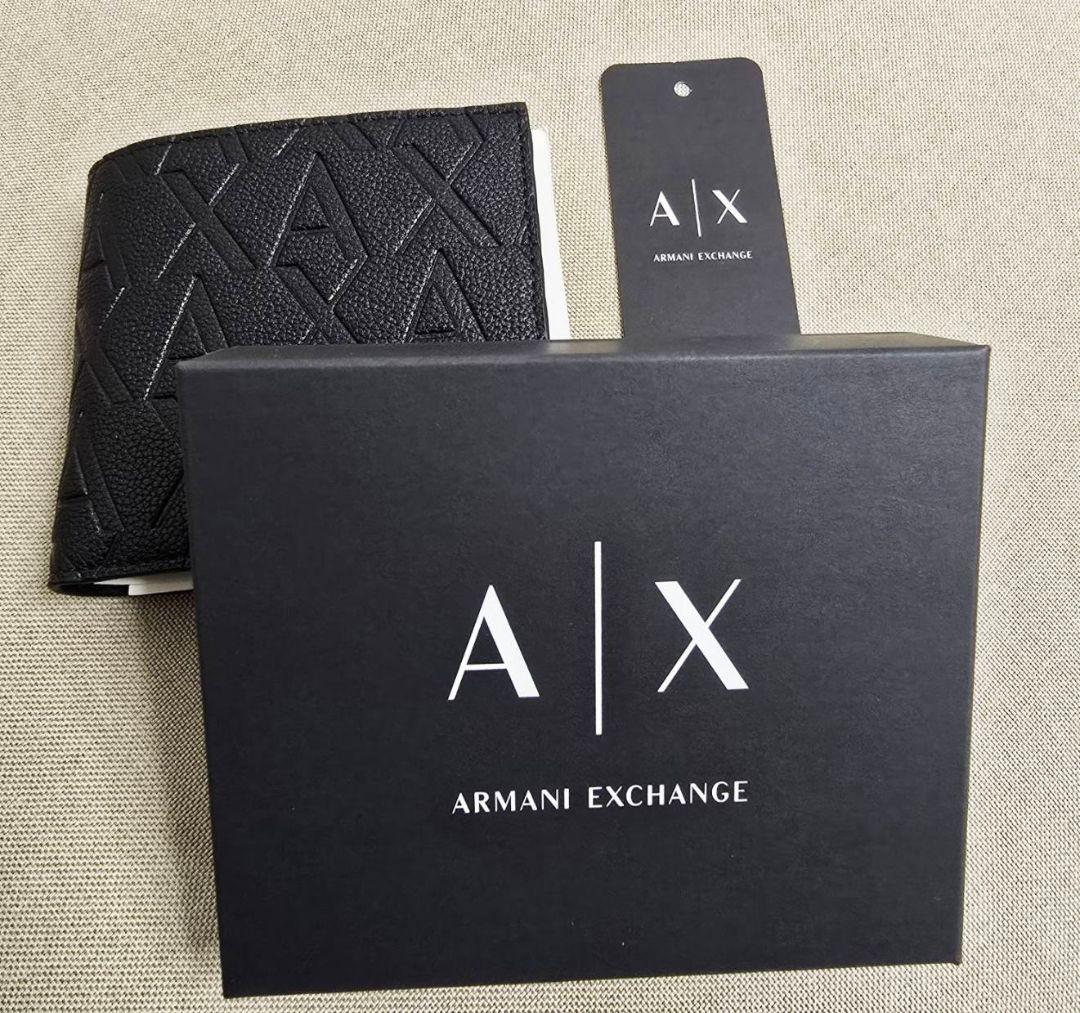 タイムセール！お買い得【新品未使用】二つ折り財布　アルマーニエクスチェンジ