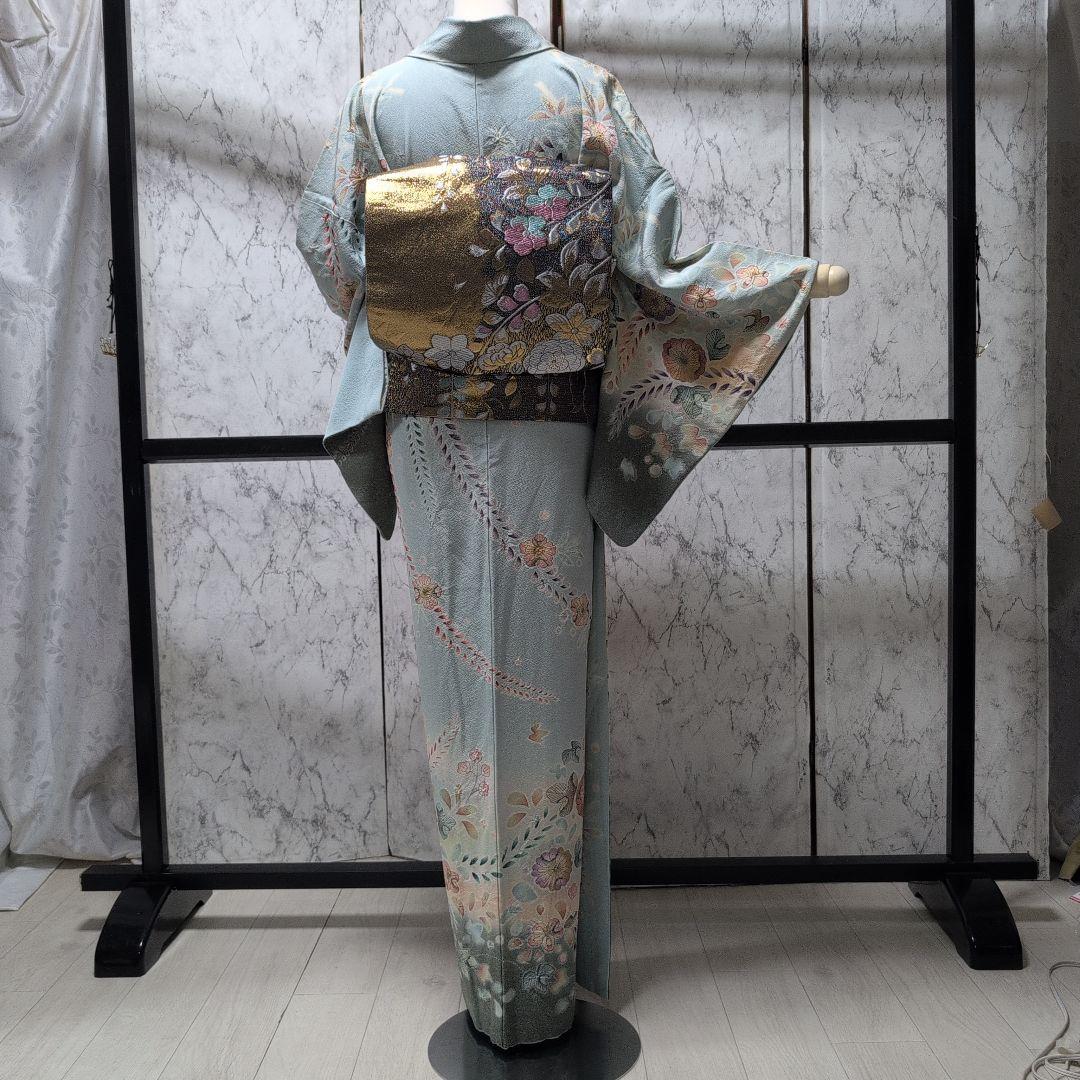 のんちゃん様[高級辻が花]薄水色系