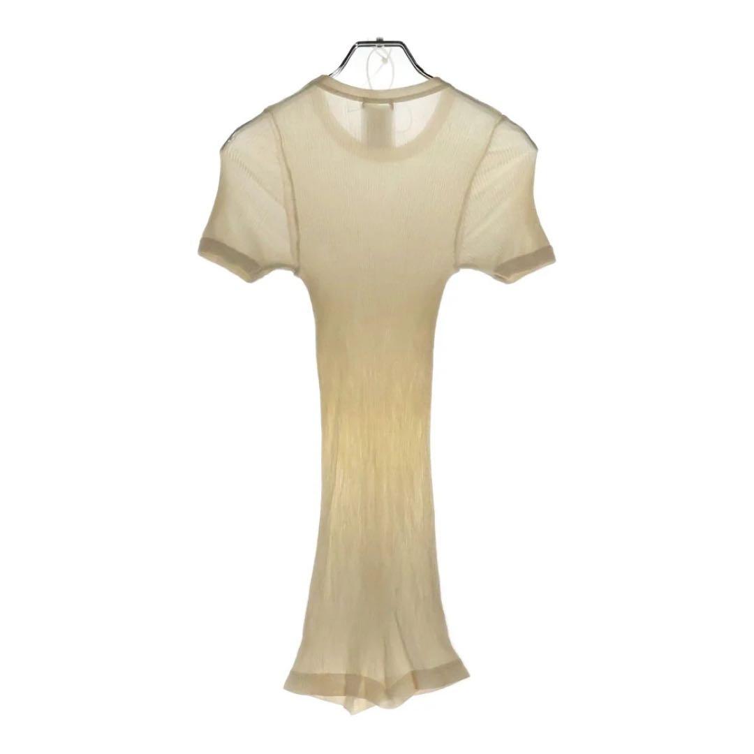 COMME des GARCONS 95SS プリーツ加工 シルクTシャツ