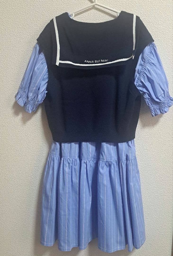 新品 ANNA SUI mini ベストワンピースセット 130(140もあり)