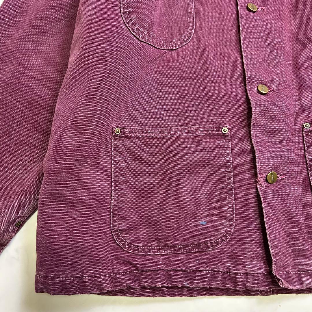 【希少色】星タグ カーコート ミシガンチョアコート バーガンディ L