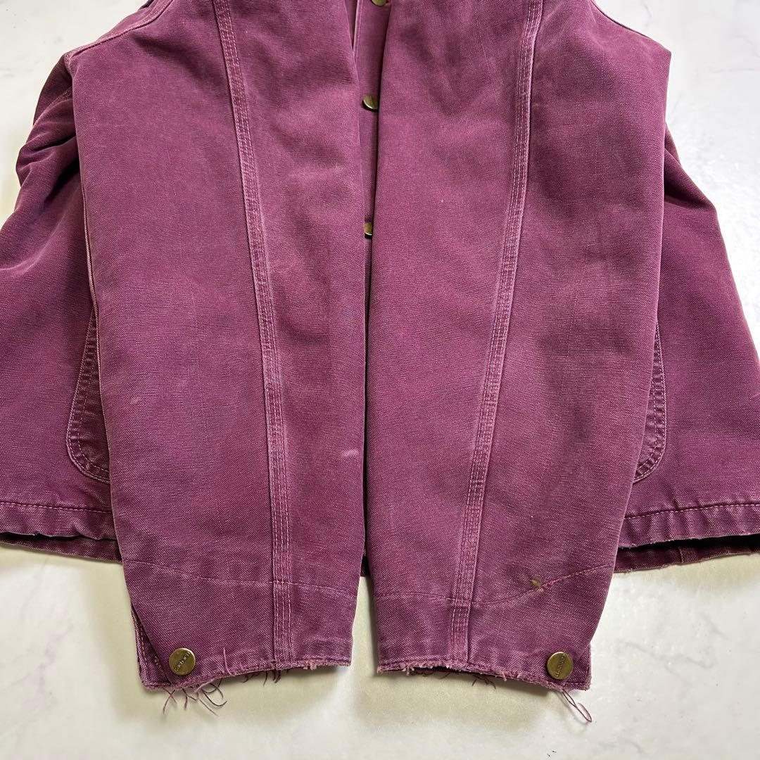 【希少色】星タグ カーコート ミシガンチョアコート バーガンディ L