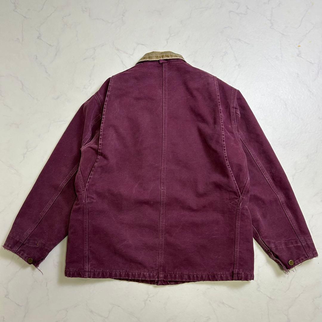 【希少色】星タグ カーコート ミシガンチョアコート バーガンディ L