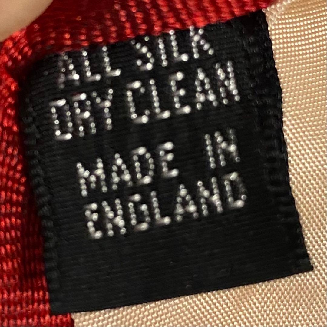 Vivienne Westwood シルク素材　レッド オーブ ネクタイ