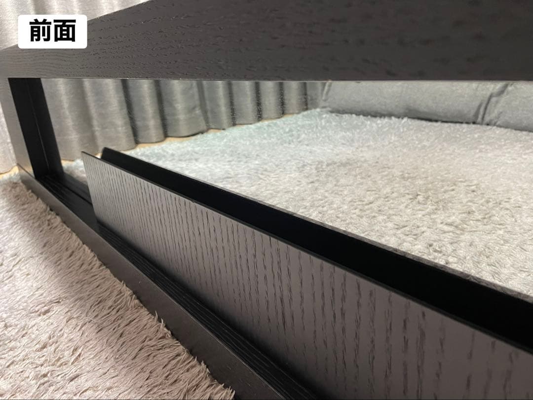 【120cm幅】センターテーブル（オーク） 引き出し付き