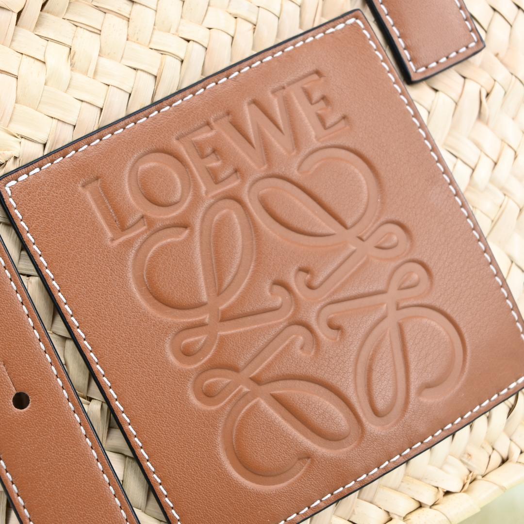 新品未使用品　LOEWE 　ロエベ　ラフィア　かごバッグ　バッグ　スモール