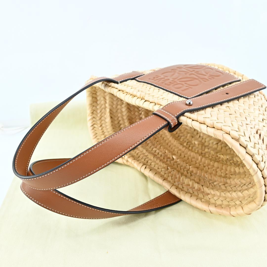 新品未使用品　LOEWE 　ロエベ　ラフィア　かごバッグ　バッグ　スモール