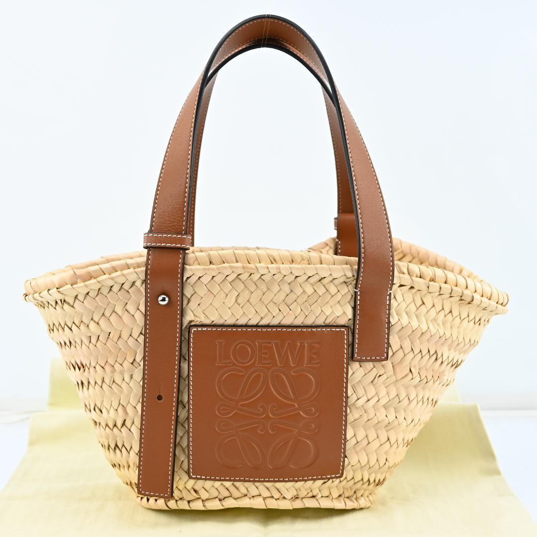 新品未使用品　LOEWE 　ロエベ　ラフィア　かごバッグ　バッグ　スモール