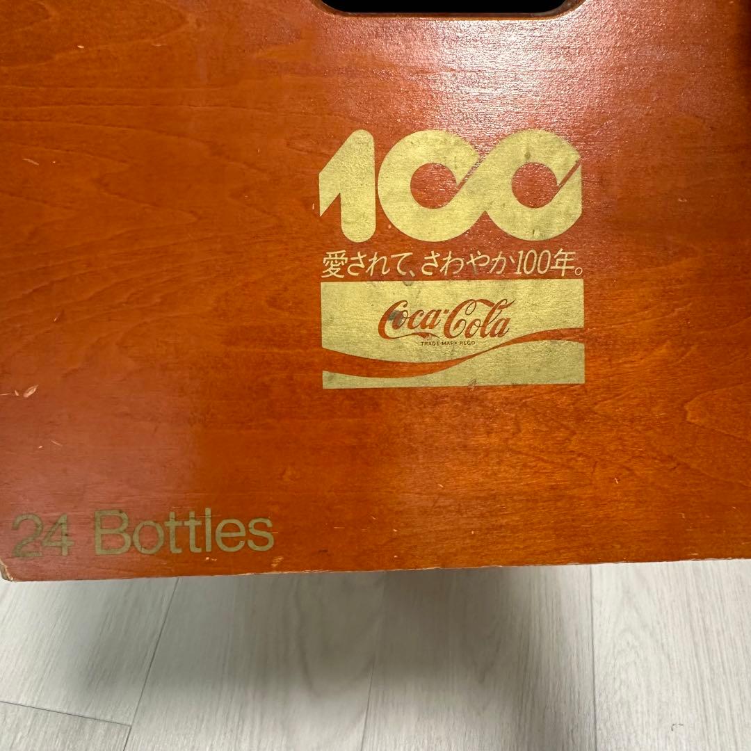 コカコーラ100周年記念木箱　レトロ　ヴィンテージ