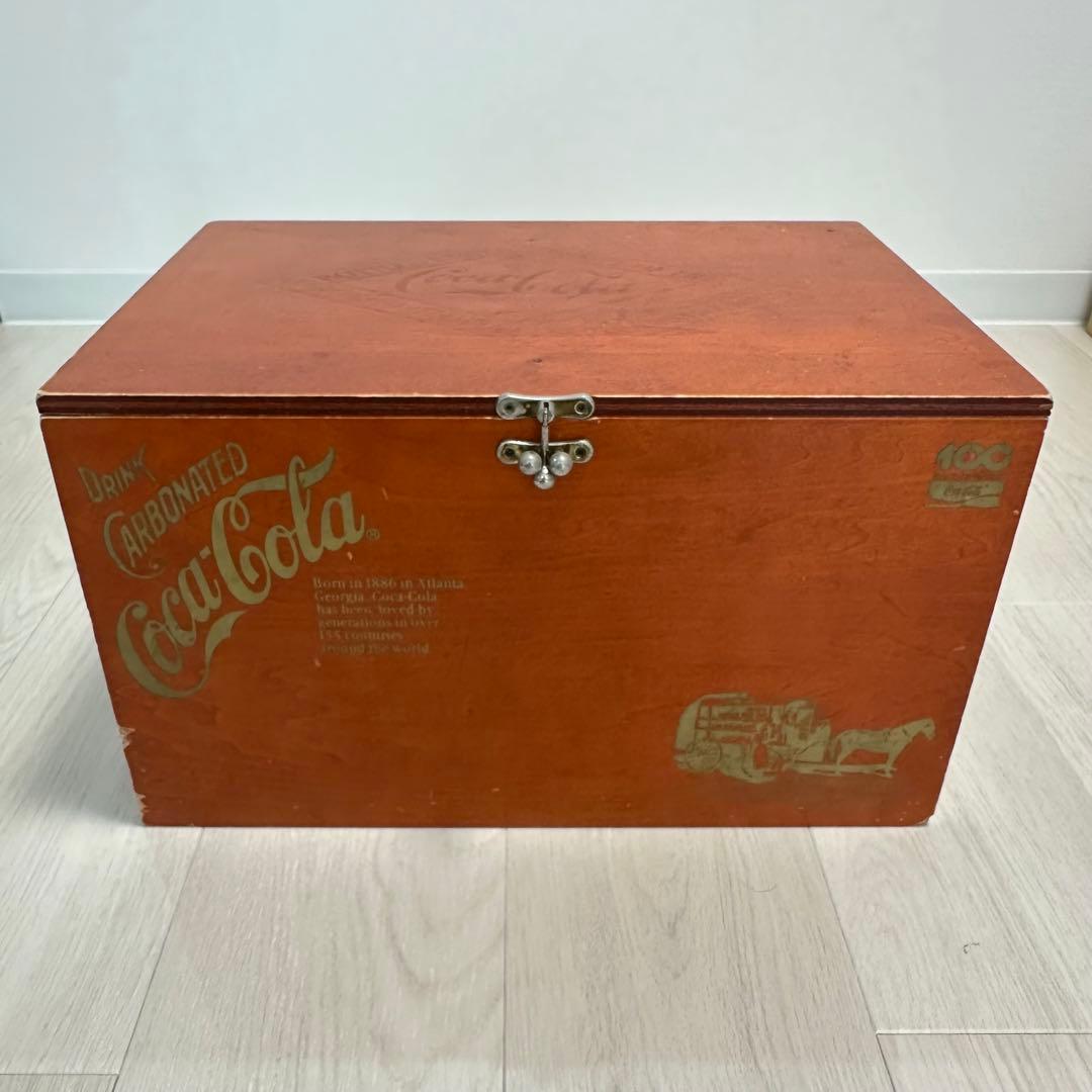 コカコーラ100周年記念木箱　レトロ　ヴィンテージ