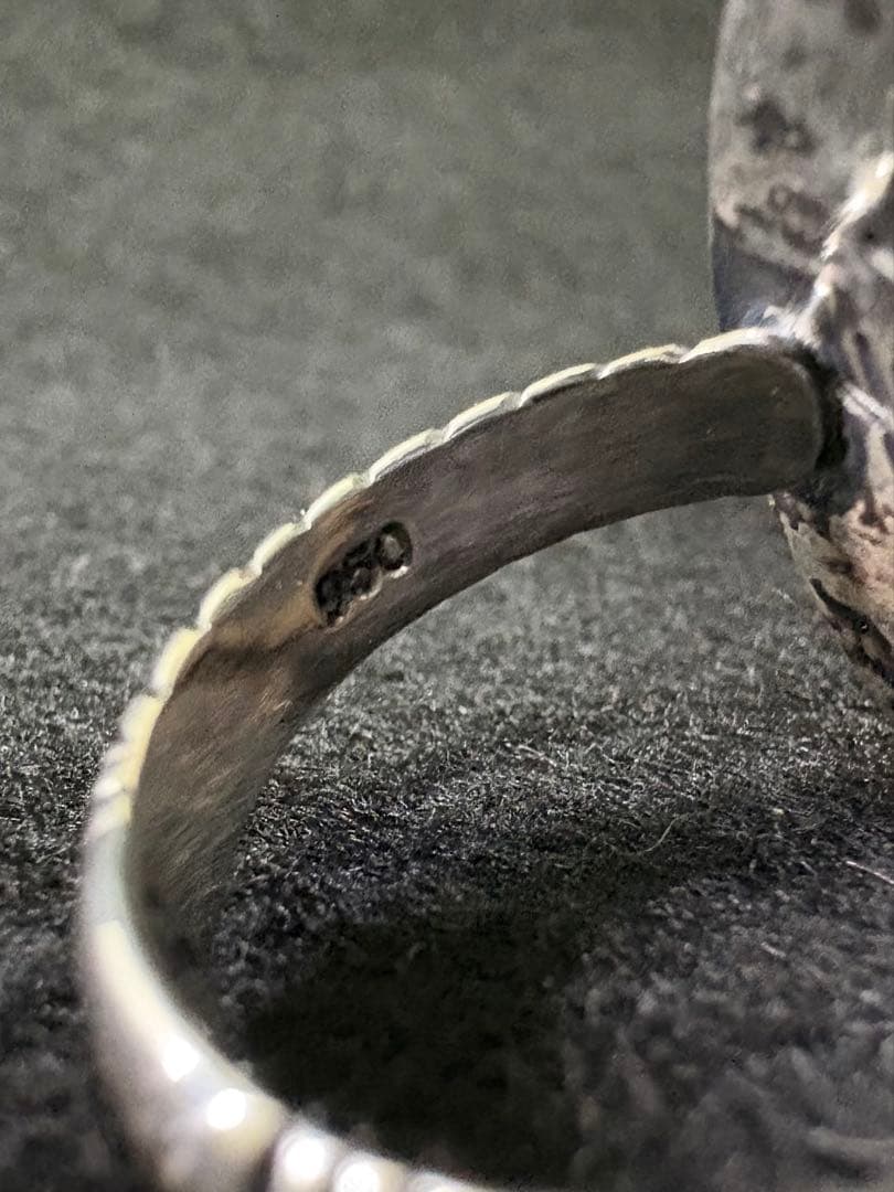 クリソプレーズのハンドメイドリング