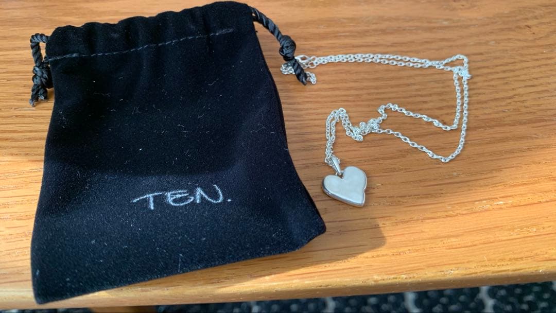 TEN. ハートシルフィウムネックレス SV
