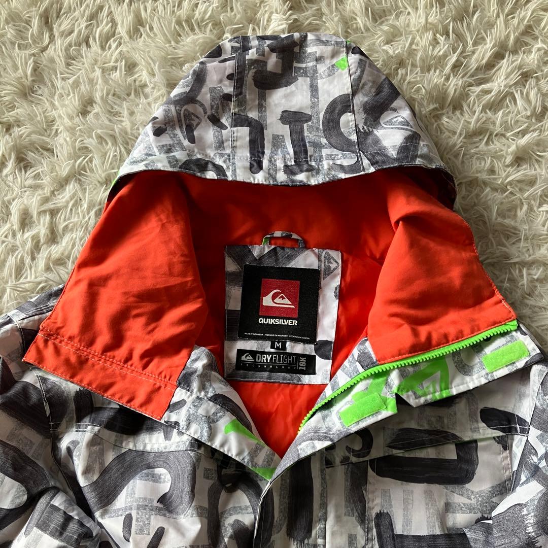 #6N✨ QUICK SILVER✨スキー スノボ ウェア 上下セット メンズM
