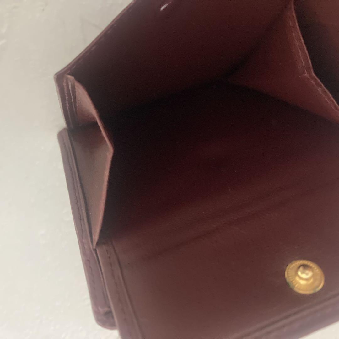 【未使用】カルティエCartierコンパクトウォレット　ミニ財布　折り財布