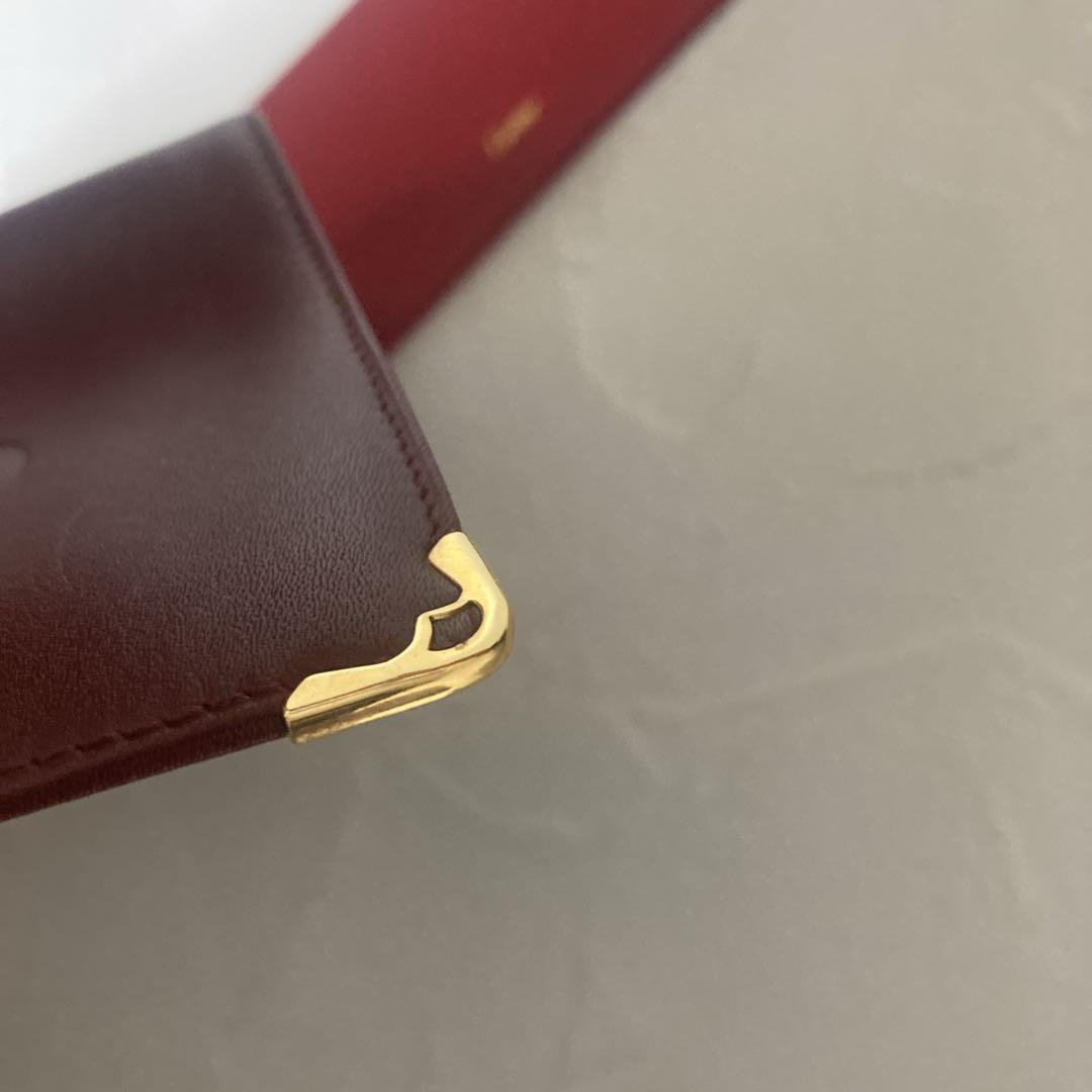 【未使用】カルティエCartierコンパクトウォレット　ミニ財布　折り財布