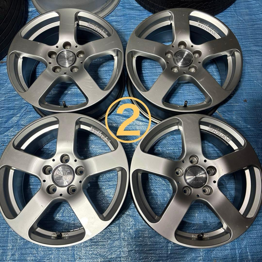 SPORTECNIC １６インチ　ホイール　４本セット　PCD112 ②