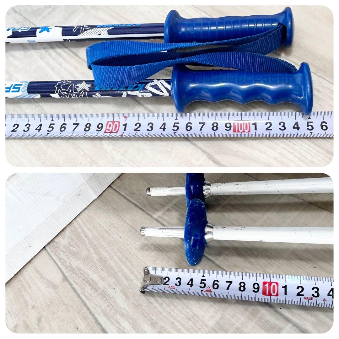 ロシニョール radical j 130、ノルディカ 24~25㎝、ストック