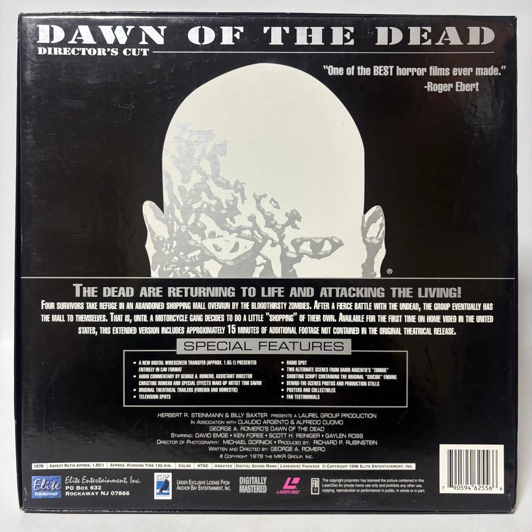 ゾンビ／ダウン・オブ・ザ・デッド LD 再生確認済 レーザーディスク