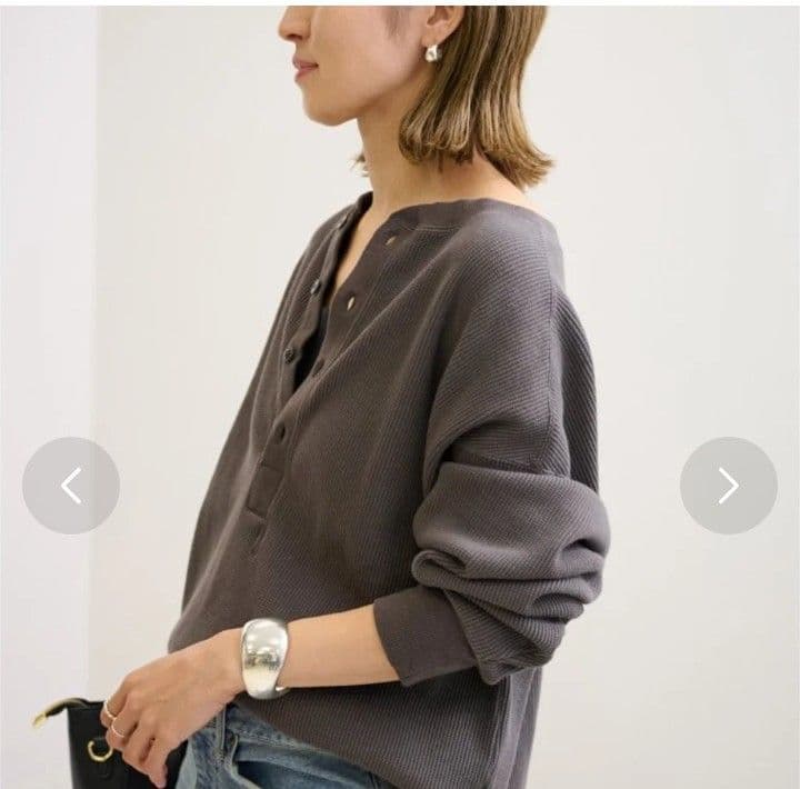 FRAMeWORK ワッフルヘンリープルオーバー