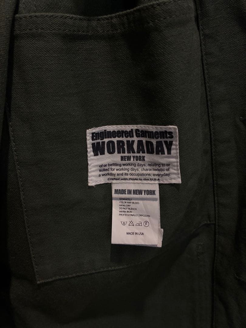 エンジニアードガーメントWORKADAY カバーオール S ミリタリージャケット