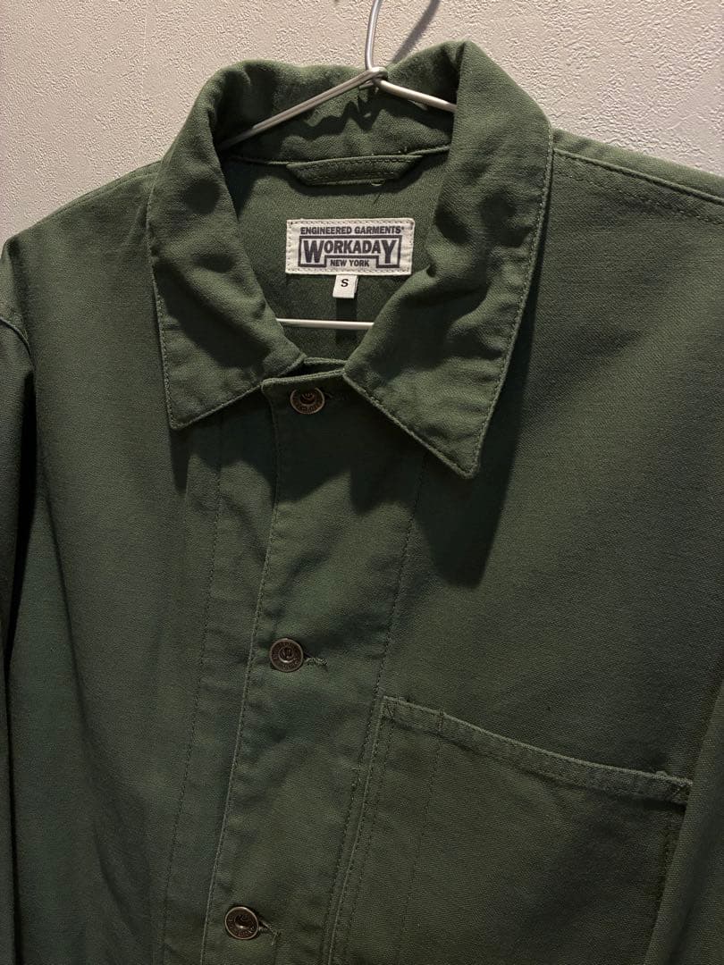 エンジニアードガーメントWORKADAY カバーオール S ミリタリージャケット