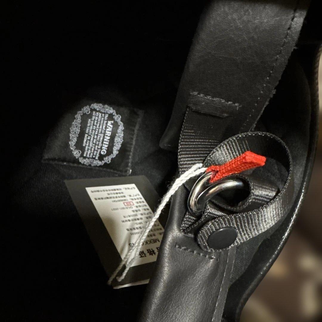 新品！スペースヘルメットXLサイズ　ブラック　ゴーグル、ケース付きnobudz風