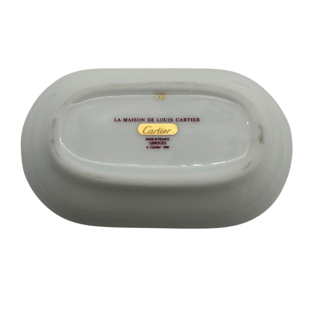 Cartier カルティエ 小物入れ 灰皿 陶器製 アッシュトレイ 動物 樹木