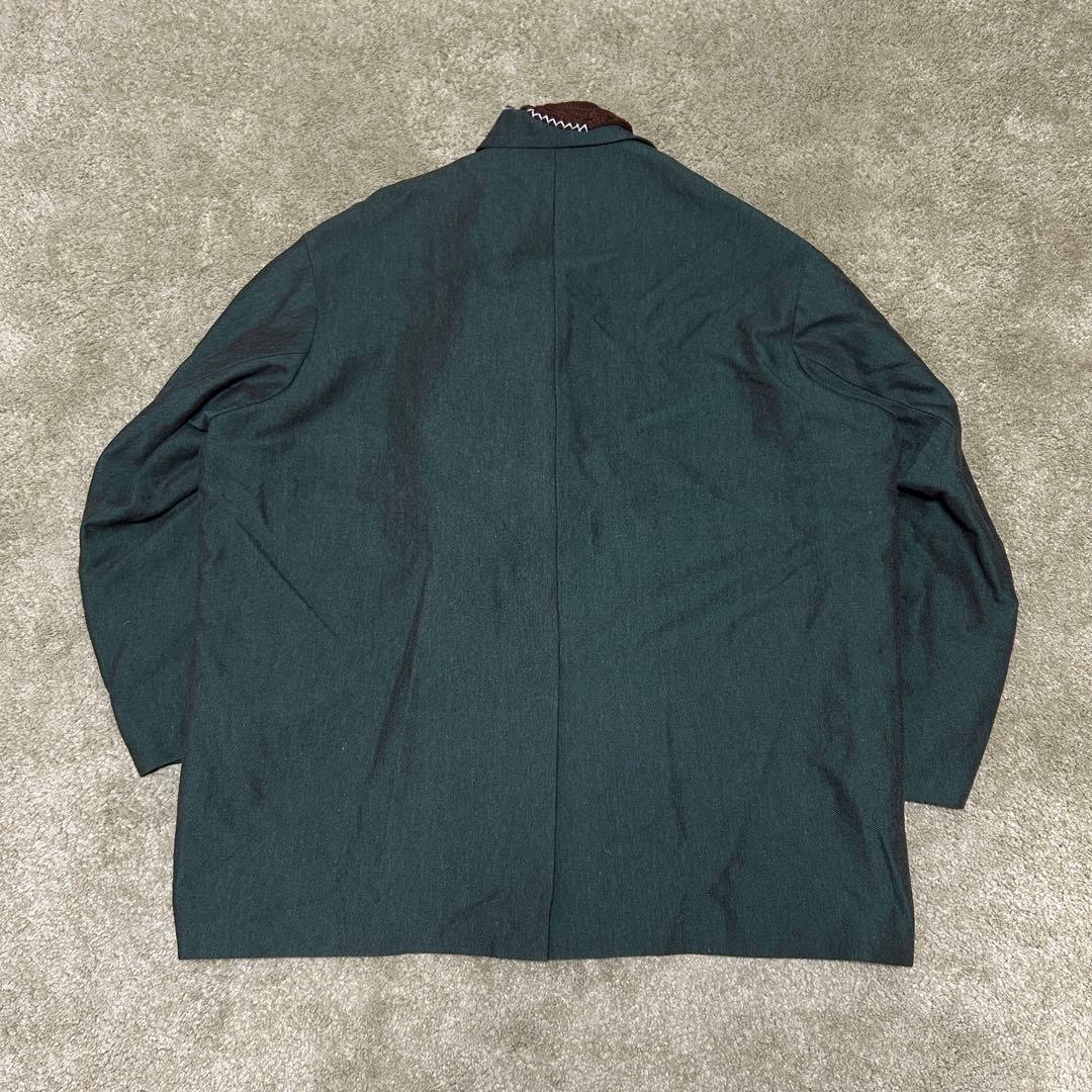 kolor 22AW ラギットへリンボーン ドッキング ダブル コート