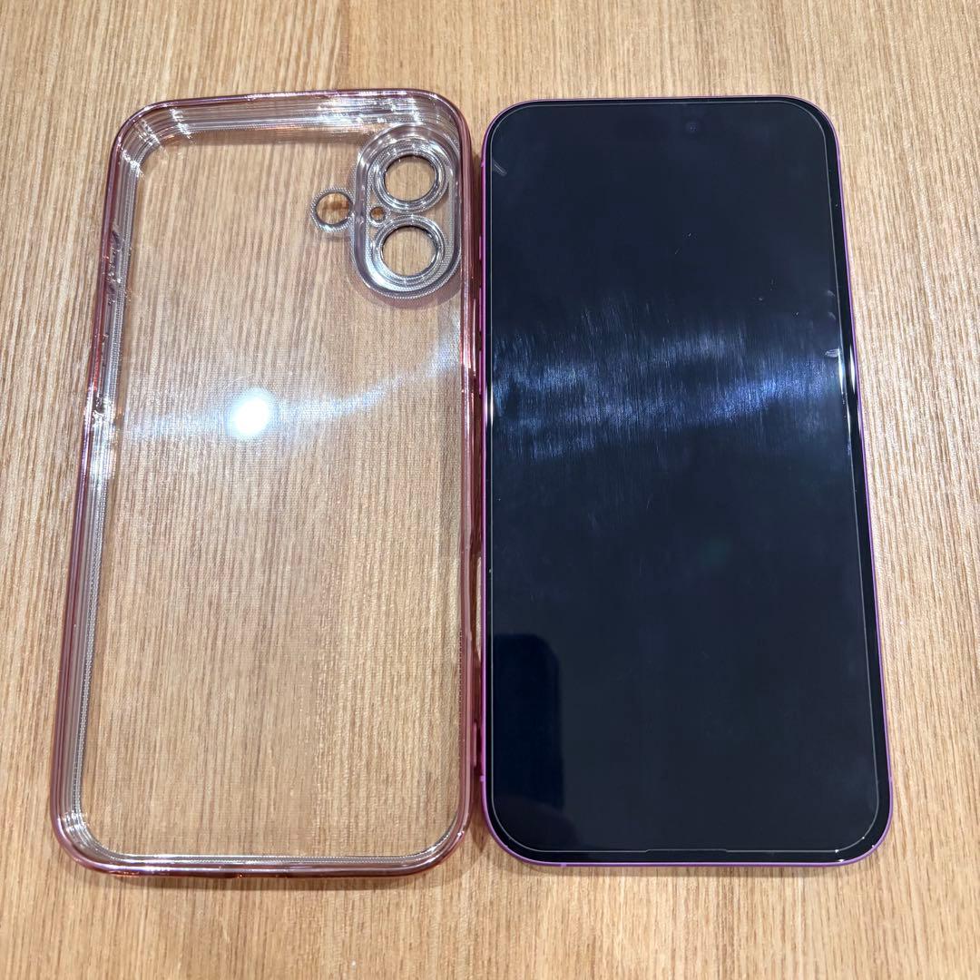 Apple iPhone16plus 本体とケース