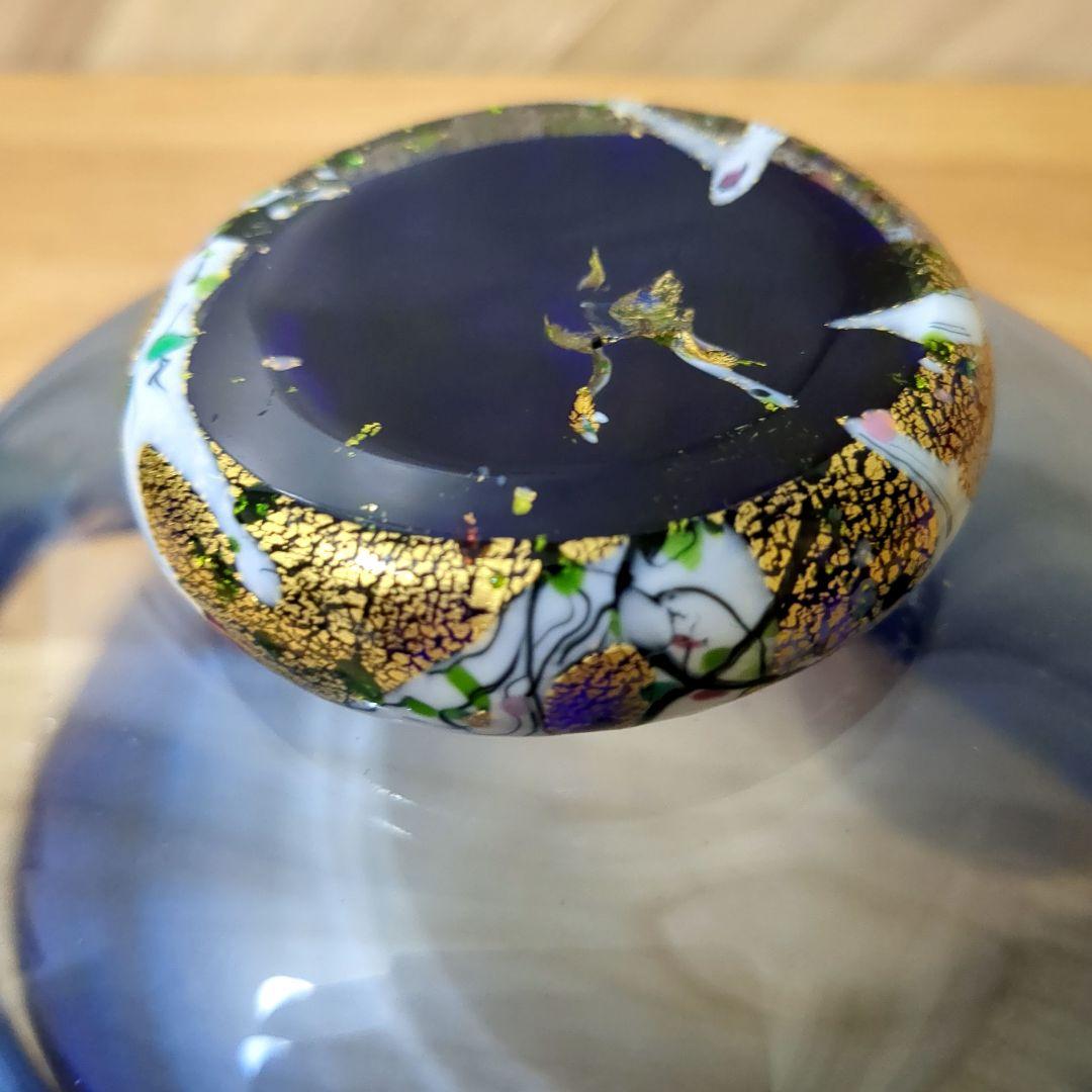 黒木国昭　金·プラチナ象嵌『光琳』ボウル