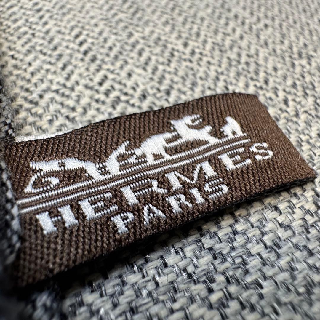 HERMES エルメス カシミア シルク ストール スカーフ 男女兼用