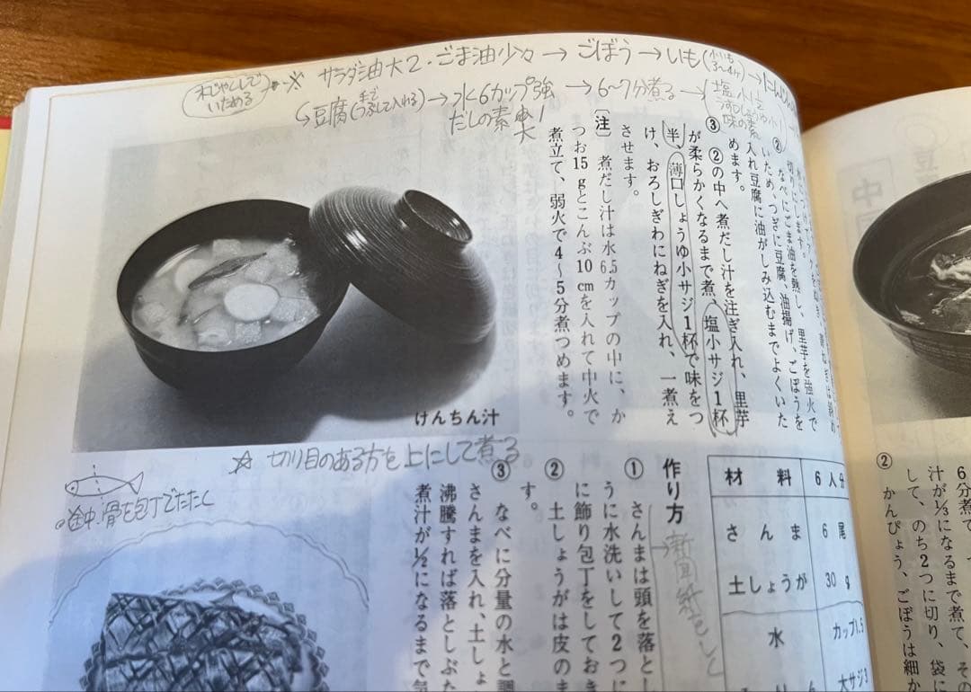 【非売品レア】昭和53年発行　土井勝　おけいこ12ヶ月　料理本　岡山の旬のおかず