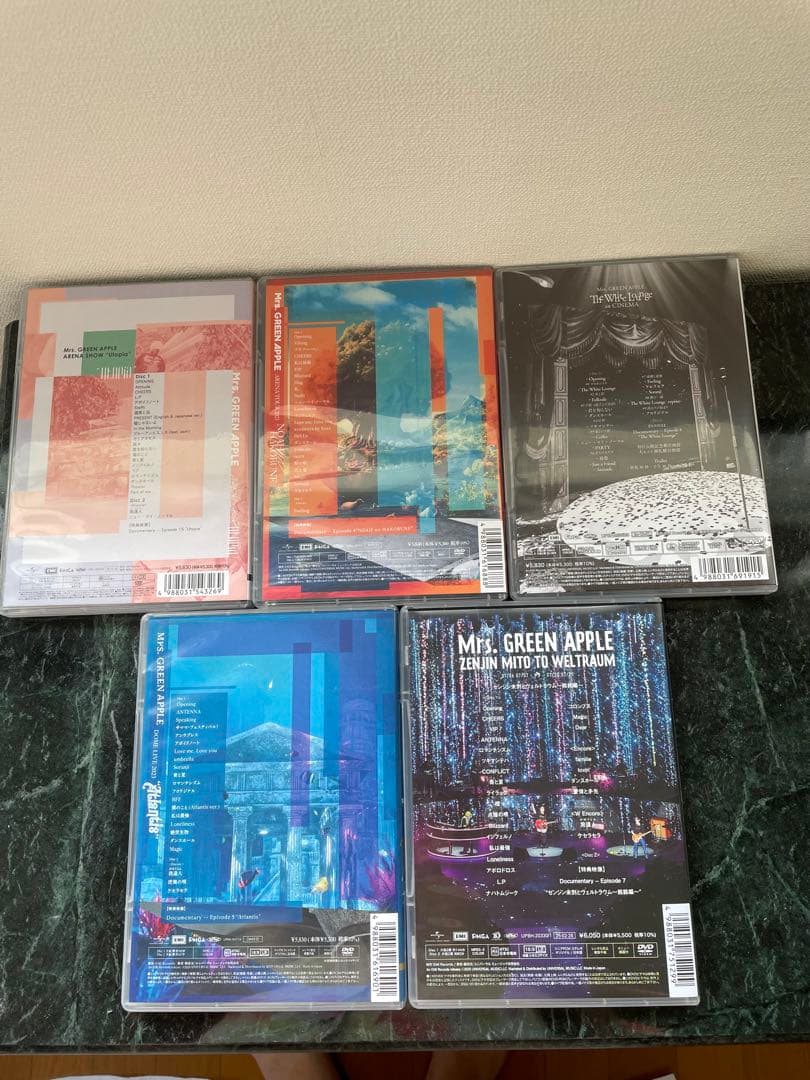 Mrs.GREEN APPLE/通常版 DVD 5作品