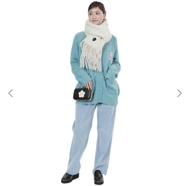 新品　マリークワント　デイジーハードがま口ショルダー　ブラック　ネイビー　2個