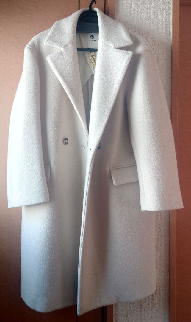 定価253,000円 BLAMINKブラミンク☆ウールダブル２ボタンロングコート