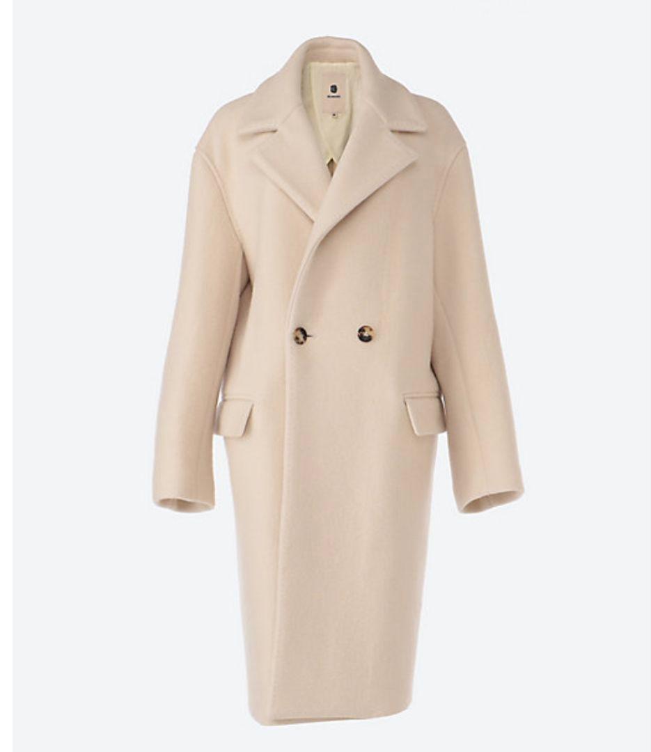 定価253,000円 BLAMINKブラミンク☆ウールダブル２ボタンロングコート