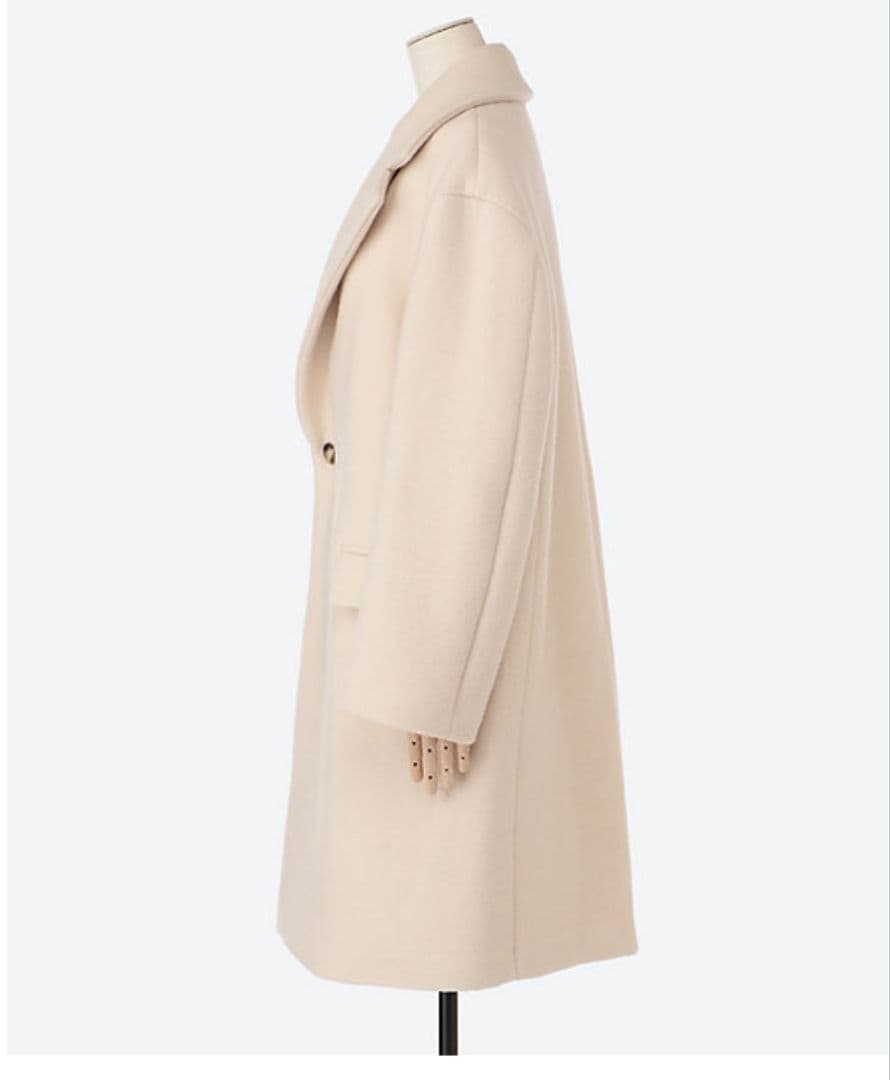 定価253,000円 BLAMINKブラミンク☆ウールダブル２ボタンロングコート