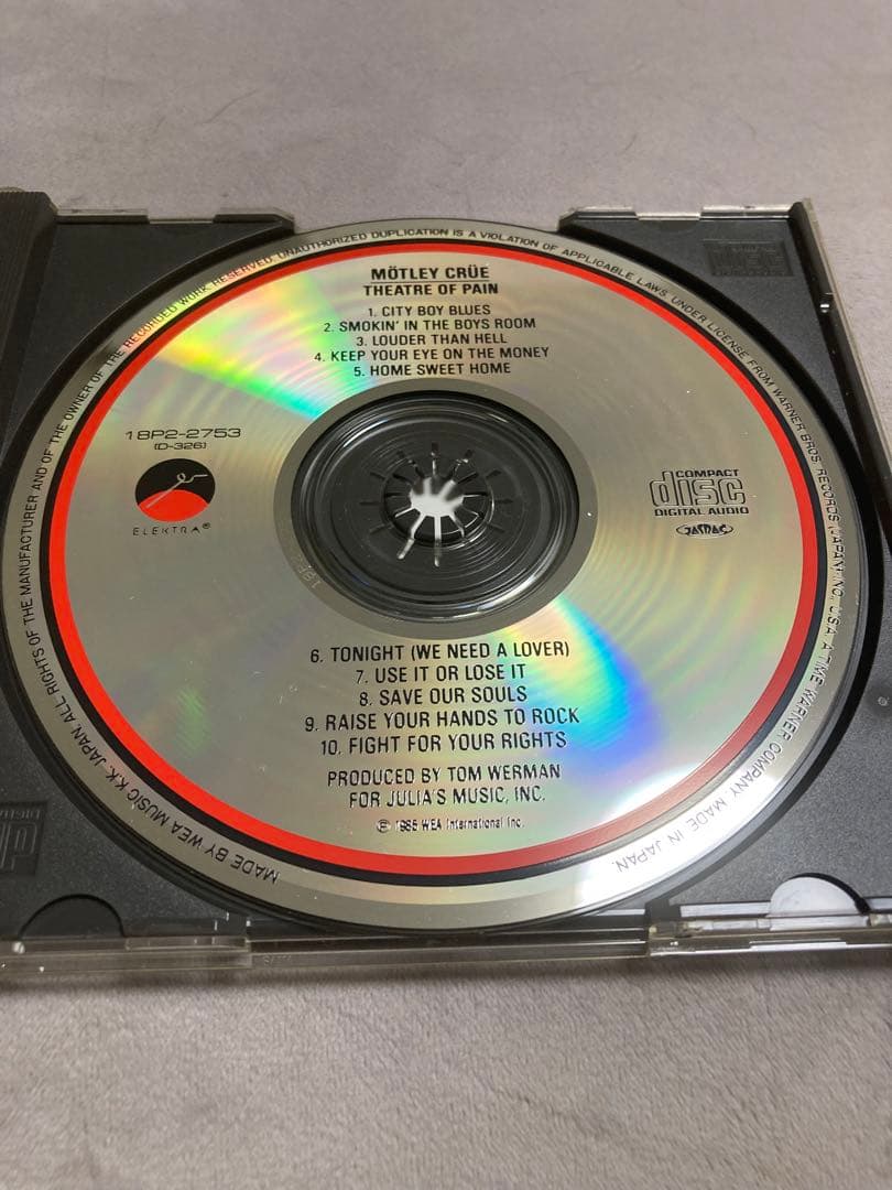 レアMötley Crüe サインCD モトリー クルー　motley crue