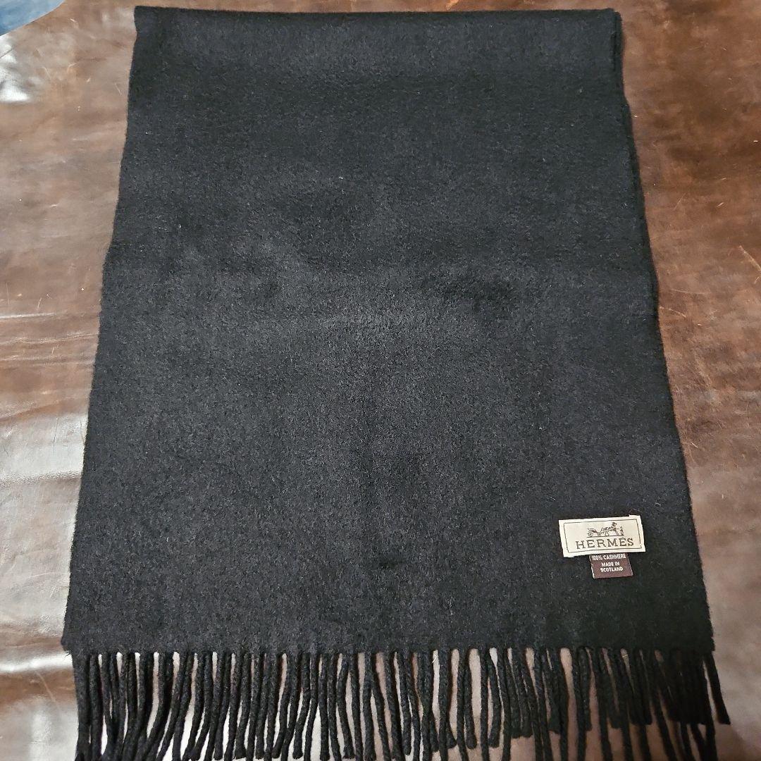 ゆっこ612　HERMES　カシミヤマフラー