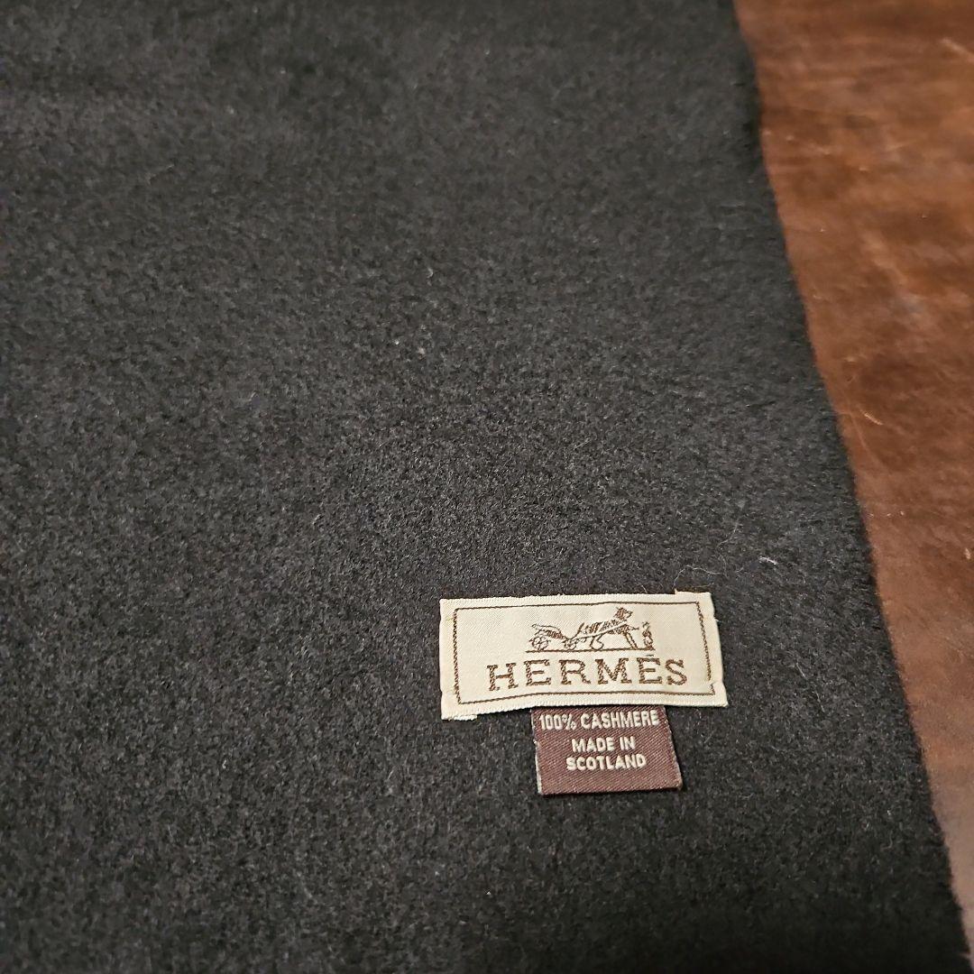 ゆっこ612　HERMES　カシミヤマフラー