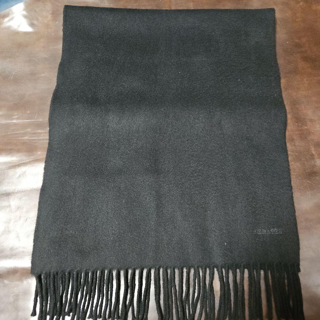 ゆっこ612　HERMES　カシミヤマフラー