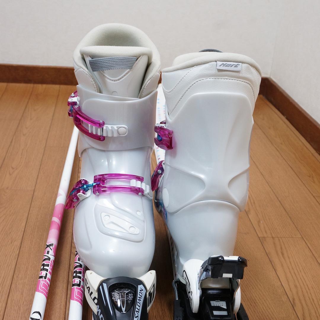 メンテ済 140cm 靴25cm SALOMON 中高生向き スキーセット