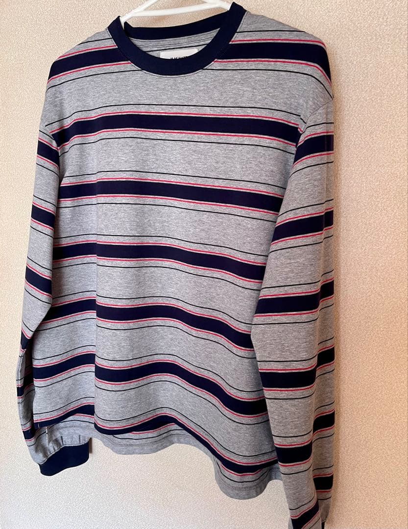 MACHATT ボーダーロングTシャツ